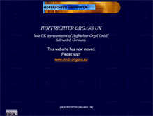 Tablet Screenshot of hoffrichter-organs.co.uk